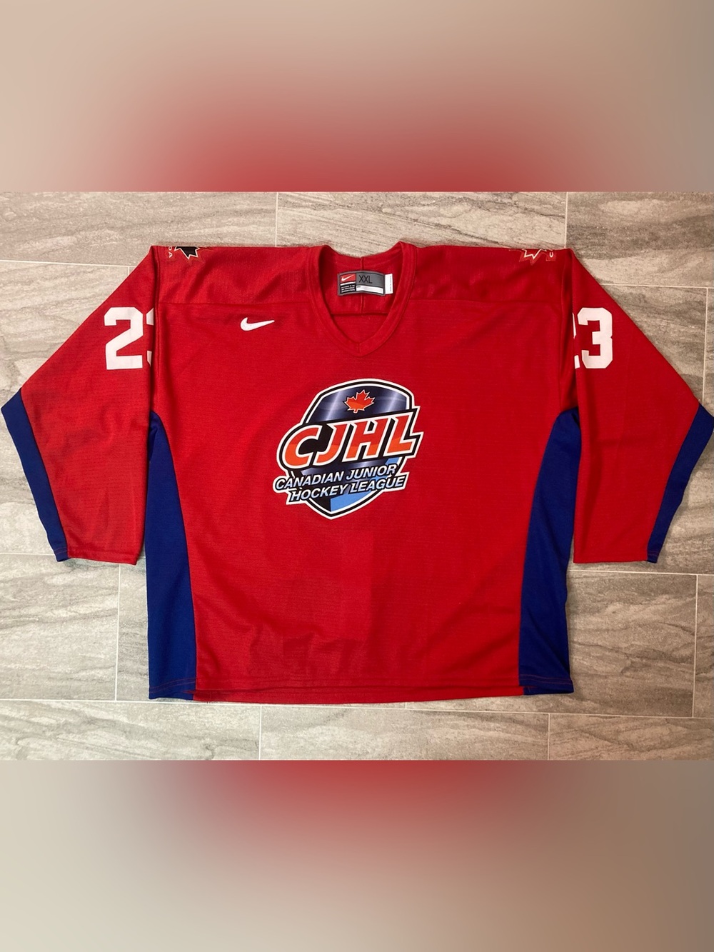 2008 Canadian Junior Hockey League CJHL All Star Game Worn Jersey Nike XXL